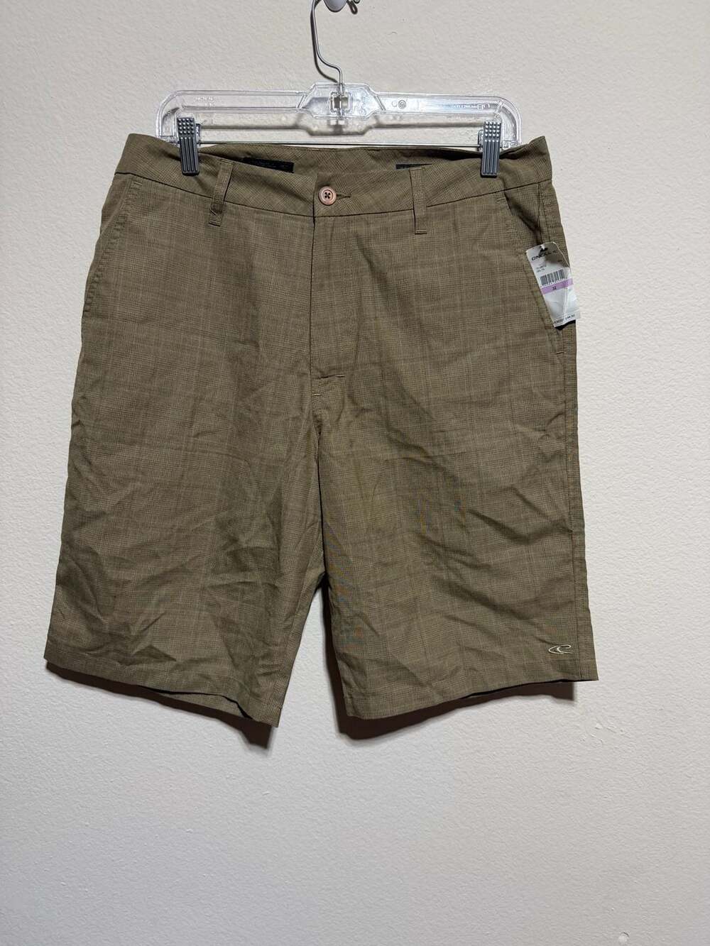 O'Neill Men's Delta Relaxed Fit Plaid Walk Shorts
